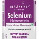 HealthyHey Nutrition Selenium Capsules 40mcg - Superior Absorption - 60 Vegetarian Capsules - Fast Shipping to USA