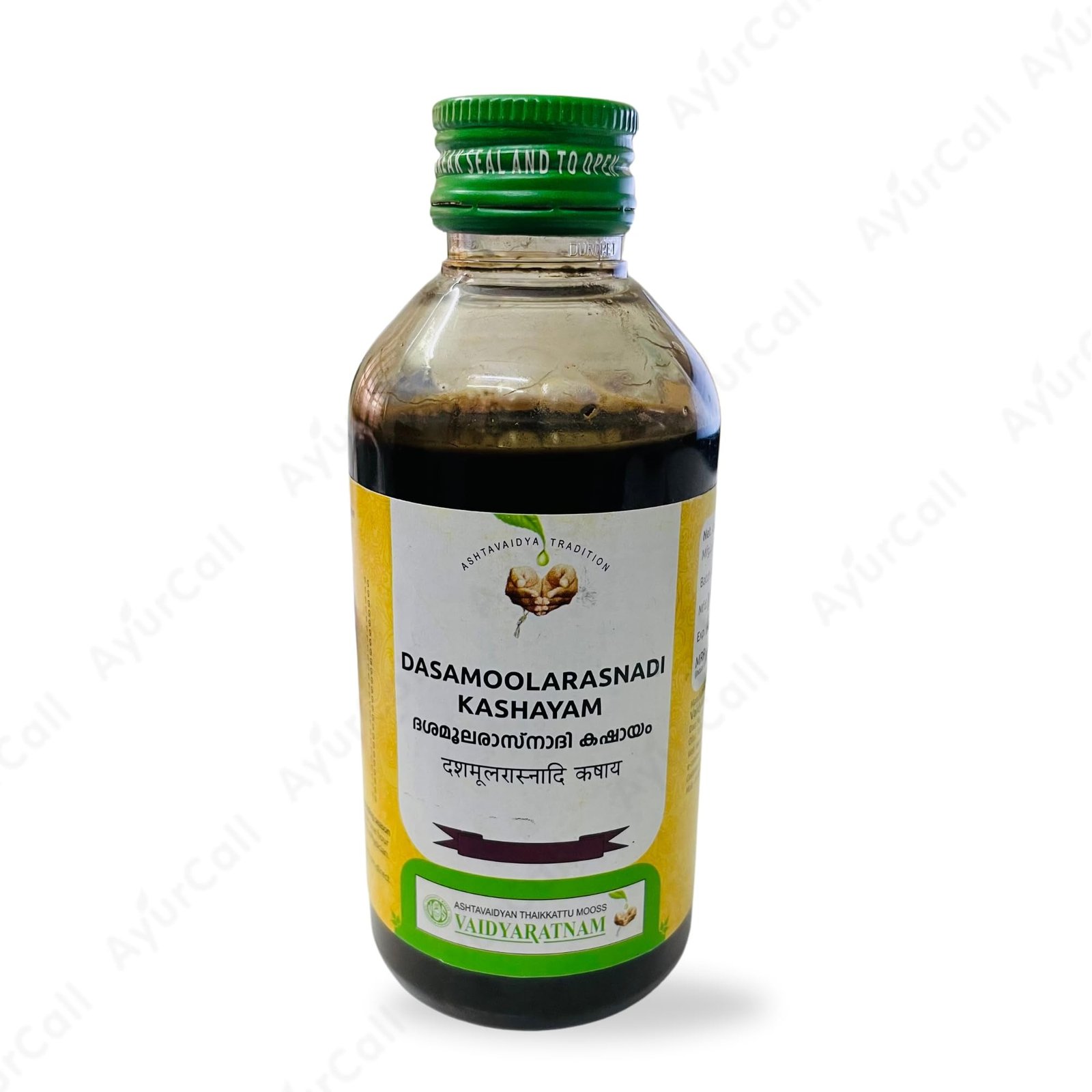 61LkSEuQVFL-1.jpg Vaidyaratnam Dasamoolarasanadi Kashayam - Image 1