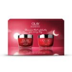 Olay Regenerist Giftpack - Whip Day Cream with 50g + Microsculpting Night Cream 50g | Hydrated & Bouncy Skin | With Hyaluronic Acid and Peptides | Normal, Oily, Dry, Combination Skin | Pack of 2 - Fast Shipping to USA & Canada