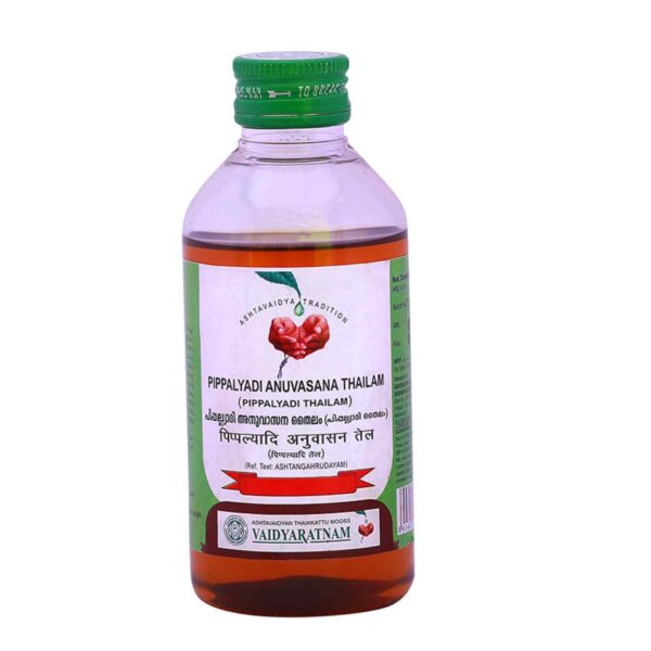 Vaidyaratnam Pippalyadi Anuvasana Thailam (Pippalyadi Thailam) (200 Ml)