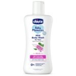 Chicco Baby Moments Mild Gel Body Wash - Relax, 200Ml | With Nettle & Willowherb | No Tears Formula With Natural Ingredients For Moisturized Skin|Phenoxyethanol, Parabens & Lauryl Sulphates Free - Fast Shipping to USA & Canada