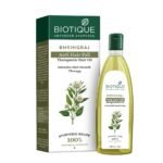 Biotique Bio Bhringraj Therapeutic Hair Oil for Falling Hair | Intensive Hair Regrowth Treatment | Nourishing Hair Follicles| Strong and Shiny Hair| For All Skin Types| 100m - Fast Shipping to USA & Canada
