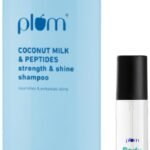 Plum Coconut Milk & Peptides strength & shine shampoo & Plum BodyLovin' Hawaiian Rumba Eau De Parfum Combo - Fast Shipping to USA & Canada