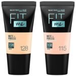 Maybelline New York Fit Me Matte+Poreless Liquid Foundation Medium Coverage For Oily Skin Tube,115 Ivory,18Ml & 128 Warm Nude,18Ml,Pack Of 1 - Fast Shipping to USA & Canada