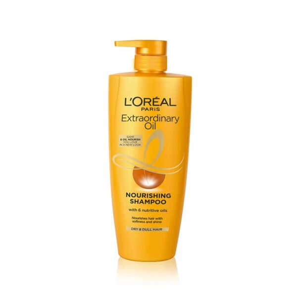 L'Oreal Paris Extraordinary Oil Nourishing Shampoo For Dry & Dull Hair, 650ml - Fast Shipping to USA & Canada