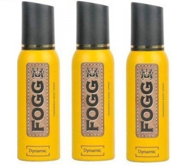 FOGG Dynamic Body Spray Deodorant Spray - For Men & Women (360 ml, Pack of 3) - Fast Shipping to USA & Canada