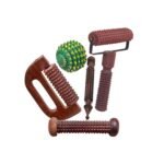 FA INDUSTRIES Wooden Cutter massager (7x4) In, Wooden Handle massager (6x3.5) In, Wooden Rod massager (7x2) In, Wooden Jimmy massager (5x1) In, Wooden Ball massager (2x2) In - Fast Shipping to USA