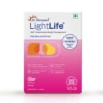 Dr. Morepen LightLife Pre-Meal Nutrition Mix | Controls Appetite & Reduces Cravings | For Men & Women | 10 Sachets | Flavor-Fruit Punch - Fast Shipping to USA