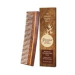 Groviva Sheesham Wood Comb 13 FC | For Hair Growth, hair fall, Dandruff Control | Hair Straightening | Frizz Control | Comb for Men & Women | Oil Treated | Wide Tooth (Pack of 1) - Fast Shipping to USA & Canada