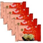 Bambino Diwali Sweets Gift Pack of Soan Papdi Badam Each 205 Gms X Pack of 5 1 kg - Fast Shipping to USA & Canada