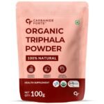 Carbamide Forte 100% Organic Triphala Powder | Triphala Churna Powder Organic supports Healthy Digestion, Improves Gut Health & Relieves Constipation | Triphala Powder | 100g - Fast Shipping to USA