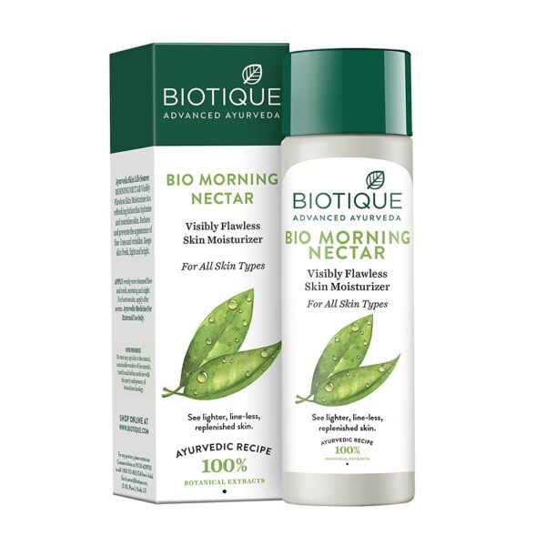 Biotique Bio Morning Nectar Flawless Skin Lotion for All Skin Types, 190ml - Fast Shipping to USA & Canada