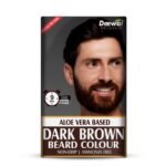 Deewal Beard Brown Color for Men | Quick & Easy 9-Min Formula | No Ammonia | Long-Lasting Natural Brown Beard Dye | Non-Drip, Skin-Friendly & Easy to Apply | Gentle & Safe Beard Hair Color (Browm, 40ml) - Fast Shipping to USA & Canada