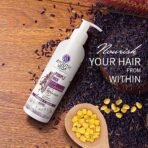 Ayouthveda Purple Rice Water & Corn Hair Conditioner | Protects & Strengthens Damaged & Frizzy Hair | With the Goodness of Betel Leaves & Guava Leaves | Adds Shine & Smoothness (Pack of 1, 200ml) - Fast Shipping to USA & Canada - Image 3