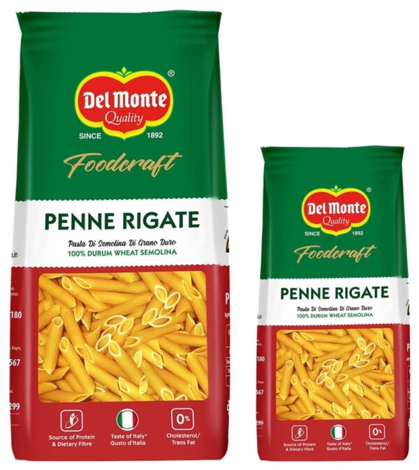 Del Monte Food Craft Penne Pasta, 1kg & Del Monte Food Craft Penne Pasta, 500g