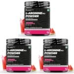 Carbamide Forte L Arginine Powder Supplement 3000mg | Pre-workout for men & women | L Arginine Supplement| Beet Root Powder - Masala Watermelon Flavour - 90g (Pack of 3) - Fast Shipping to USA