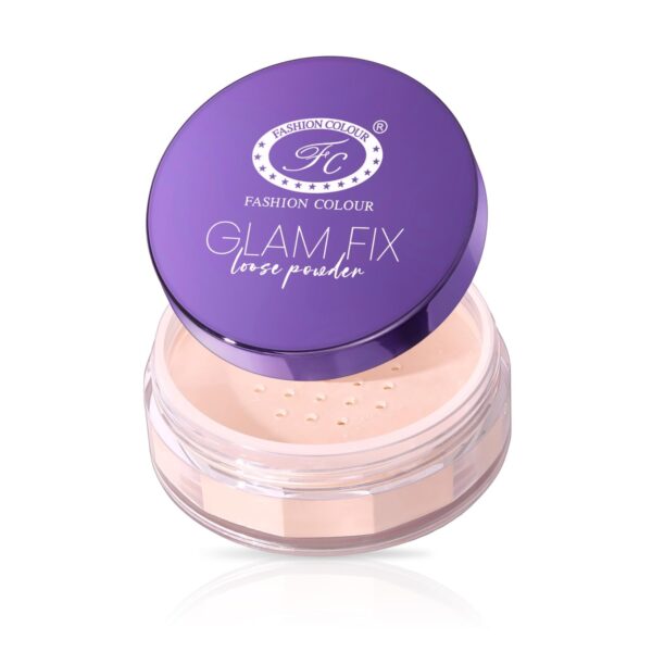 Fashion Colour Glam Fix Loose Powder For Face Makeup | Setting & Finishing Loose Powder For All Skin Types | Non- Drying & Lightweight | Evens Out Skin Tone | Blurs Imperfections | (DEEP MEDIUM, 10g) - Fast Shipping to USA & Canada