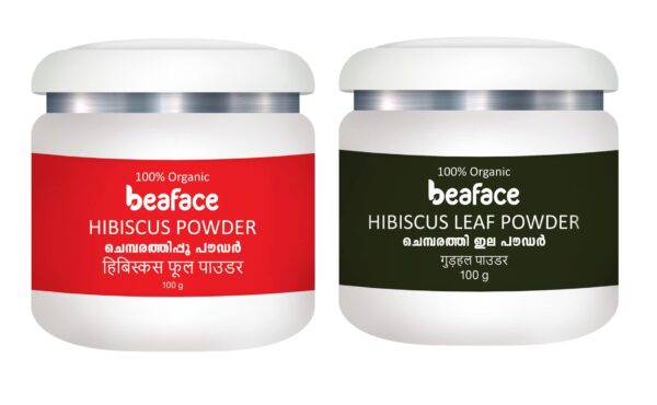 Beaface Hair Root Combo Pack Hibiscus Powder Hibiscus Leaf Powder (100gm Pack of 2)