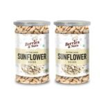 Berries And Nuts Premium Sunflower Seeds | 400 Grams | 1 Bottle of 200 Grams - Fast Shipping to USA & Canada