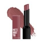 Hilary Rhoda Matte About You Lipstick | Long Lasting & Highly Pigmented Lipstick | Glides Smoothly | Matte Finish | One Stroke Application | Cruelty-Free & Vegan - 3g (Caramel Kiss - Shade 12) - Fast Shipping to USA & Canada