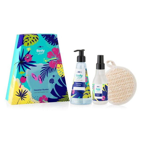 Plum Bodylovin' Hawaiian Rumba Let?s Get Beachin? Duo | Shower Gel and Body Mist Spray | Gifts for Women - Fast Shipping to USA & Canada