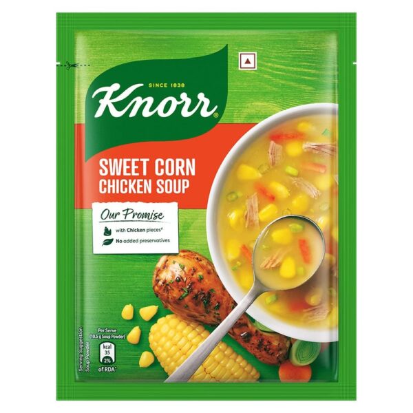 Knorr Sweet Corn Chicken Soup, 40g/ 42g (Weight May Vary) - Fast Shipping to USA & Canada