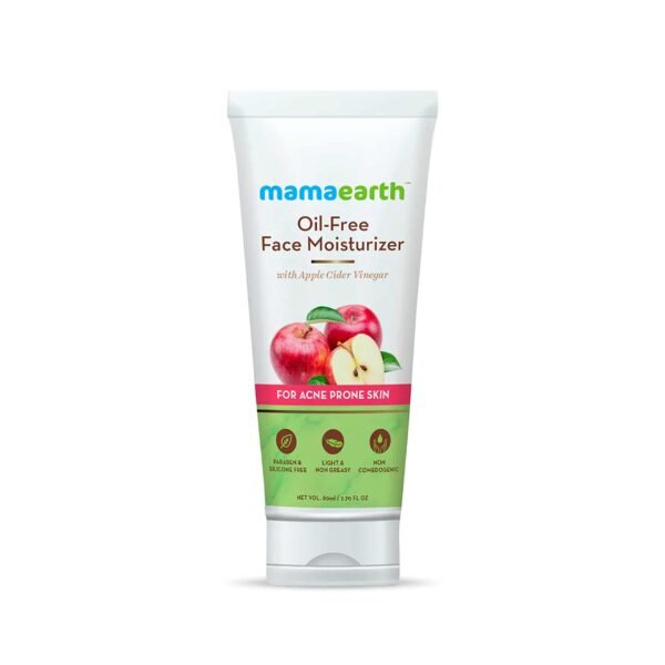 Mamaearth Oil-Free Moisturizer For Face With Apple Cider Vinegar For Acne Prone Skin, 80 ml - Fast Shipping to USA & Canada