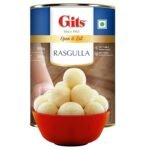 Gits Rasgulla Tin | 500gm, 8 Pieces |Open & Eat | Mouth-Watering Indian Mithai | Delicious, juicy - Fast Shipping to USA & Canada