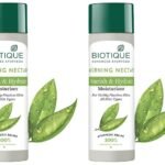 Biotique Morning Nectar Flawless Skin Moisturizer Cream L Prevents Dark Spots, Blackheads And Blemishes L Visibly Flawless Skin L Nourishes And Hydrates Skin L All Skin Types L 120Ml (Pack Of 2) - Fast Shipping to USA & Canada