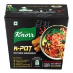 Knorr Korean Meal Pot- Spicy Kimchi Ramen Noodles l Korean Noodles | Microwave only | Vegetarian | 123 gm l Pack of 1 | - Fast Shipping to USA & Canada