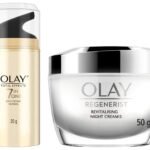 Olay Day Cream Total Effects 7 in 1, Anti-Ageing Moisturiser, 20g & Olay Night Cream Regenerist Deep Hydration Light Cream, 50g - Fast Shipping to USA & Canada