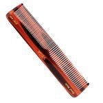Vega Tortoise Shell All Coarsed Tooth Graduated Dressing Hair Comb,Handmade, (India's No.1* Hair Comb Brand)For Men and Women, (HMC-04D) - Fast Shipping to USA & Canada
