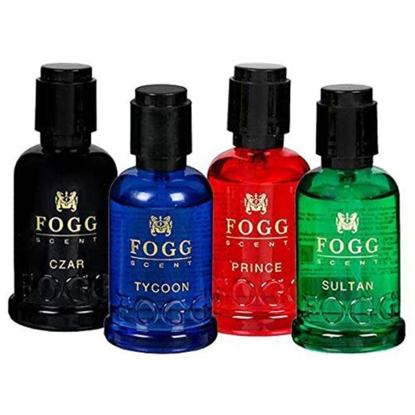 FOGG Men And Women Mini Aerosol Fresh Scent And (15 Ml Each) - Pack Of 4 - Fast Shipping to USA & Canada