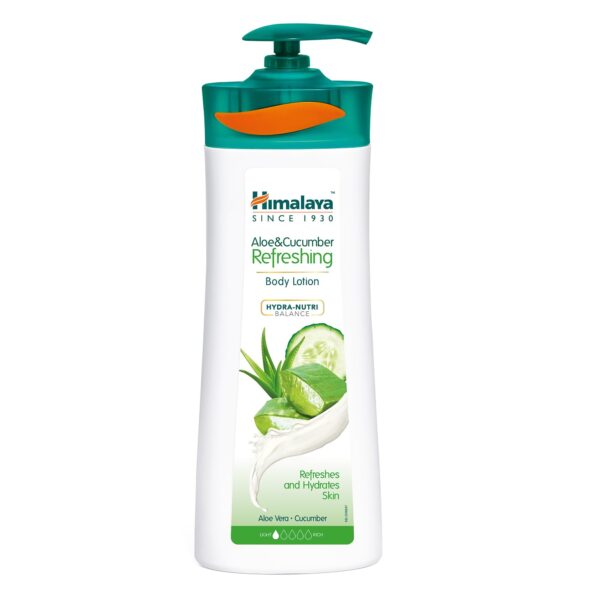 Himalaya Herbals Refreshing Body Lotion, Aloe and Cucumber, 400ml - Fast Shipping to USA & Canada
