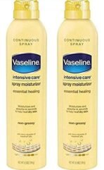 Vaseline Spray and Go Moisturizer in Total Moisture, Pack of 2, 6.5 Ounce - Fast Shipping to USA & Canada
