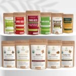 Rooted Organic Mushroom and Superfood Drinks Combo Pack, Plant Protein, Super Greens, Super Reds, Power Beets, Golden Latte, Wellness Mushroom Coffees - Fast Shipping to USA