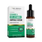 Dr. Sheth's Non-Irritating Ceramide & 10% Vitamin C Ampoule Serum | Reduces Dullness & Dark Spots | Brightens & Repairs Skin Barrier | For Beginners | 99% Pure Grade Vitamin C | All Skin Types | 30 ml - Fast Shipping to USA