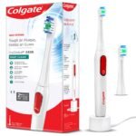 Colgate Proclinical 250R Deep Clean Rechargeable Sonic Toothbrush for adults, Electric Toothbrush with Soft Bristles, Healthier Gums in 4 Weeks (With Replaceable Brush Head, Charger included,White) - Fast Shipping to USA & Canada