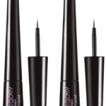 Maybelline New York Liquid Liner, Smudge Proof and Waterproof, Liquid Eyeliner, Hyper Glossy Liquid Liner, Black 3g (Pack of 2) - Fast Shipping to USA & Canada