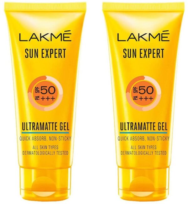 LAKME Sun Expert Spf 50 Gel For All Skin Types, 50 G (Pack Of 2) - Fast Shipping to USA & Canada