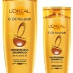 L'Oreal Paris 6 Oil Nourish Shampoo, 360ml (With 10% Extra) & L'Oreal Paris 6 Oil Nourish Shampoo, 175ml (With 10% Extra) - Fast Shipping to USA & Canada