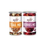 Berries And Nuts Trail Mix & Berries Mix Combo | Trail Mix 200 Grams & Berries Mix 200 Grams - Fast Shipping to USA & Canada