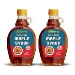 Abbie's Pure Maple Syrup, 334.6 g (250 ml - Pack of 2), Non GMO, Gluten Free, Product of Canada, Grade A,Rich Taste, Good for Pancakes, Waffles, Oatmeal, Granola, Frosting, Marinade Dressing - Fast Shipping to USA & Canada