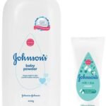 Johnson's Baby Powder (400g) & Baby Milk and Rice Cream for Summer, 100g - Fast Shipping to USA & Canada