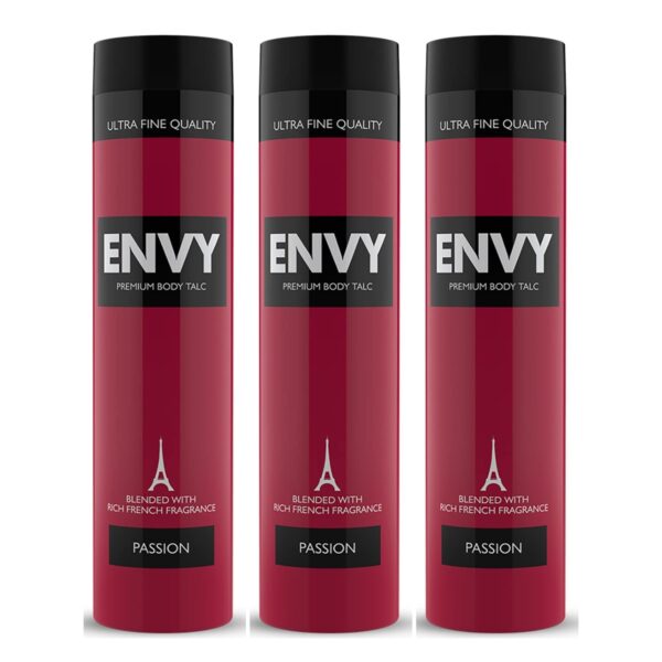 ENVY Passion Talc - 100GM Each (Pack of 3) - Fast Shipping to USA & Canada