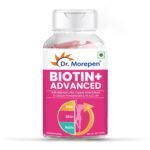 DR. MOREPEN Biotin+ Tabs | With Multivitamins, Amino Acids, Natural Extract of Amla, Turmeric & Green Tea, Bhringraj & Brahmi | (60 Tablets) - Fast Shipping to USA