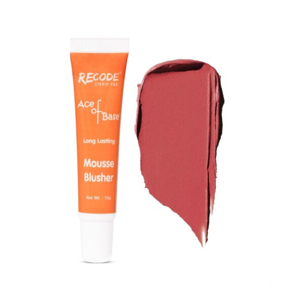 Recode Studio Pro Ace of Base Long Lasting Mousse Blusher, 15g Shade 04 Born to Shine - Fast Shipping to USA & Canada