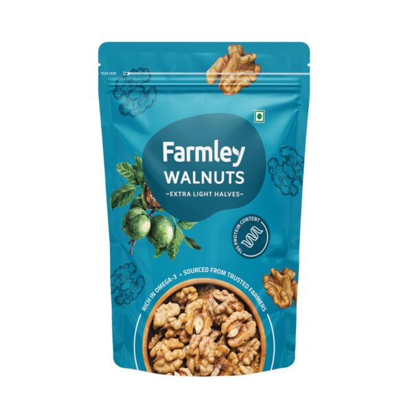 Farmley ELH Walnut Kernel | 200 gram | Walnuts Without Shell, Akhrot, Dry Fruits, Akhrot Giri, Rich in Protein (Pack Of 1) - Fast Shipping to USA & Canada