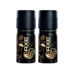 AXE Dark Temptation Deodorant for Men, 150ml (Pack of 2) - Fast Shipping to USA & Canada