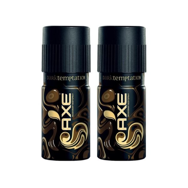 AXE Dark Temptation Deodorant for Men, 150ml (Pack of 2) - Fast Shipping to USA & Canada